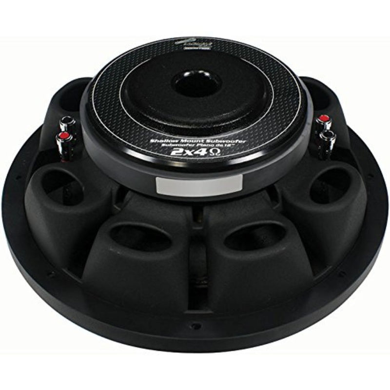 Audiopipe 10" 600W Max Dual Voice Coil 4-Ohm Shallow Mount Subwoofer TXX-FA1000
