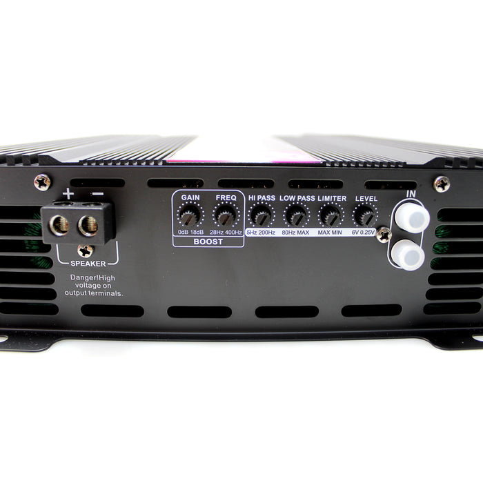 Sundown Audio Combo Pair of U-Series V.2 12" DVC Subs w/Marts Digital Amp 3500w