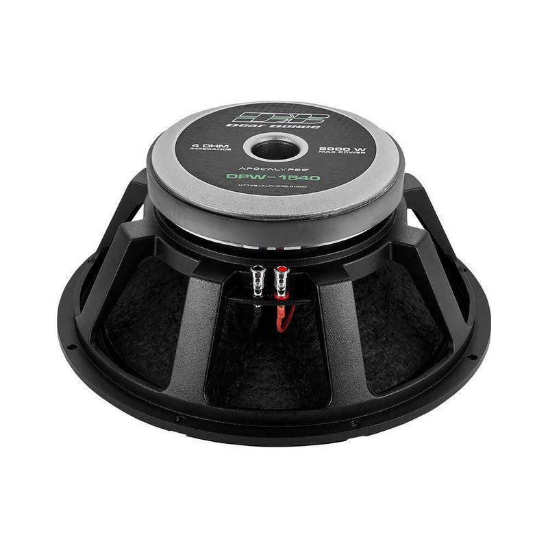 15" 1000 Watt RMS 4-Ohm Mid Bass Subwoofer Deaf Bonce Apocalypse DPW-1540