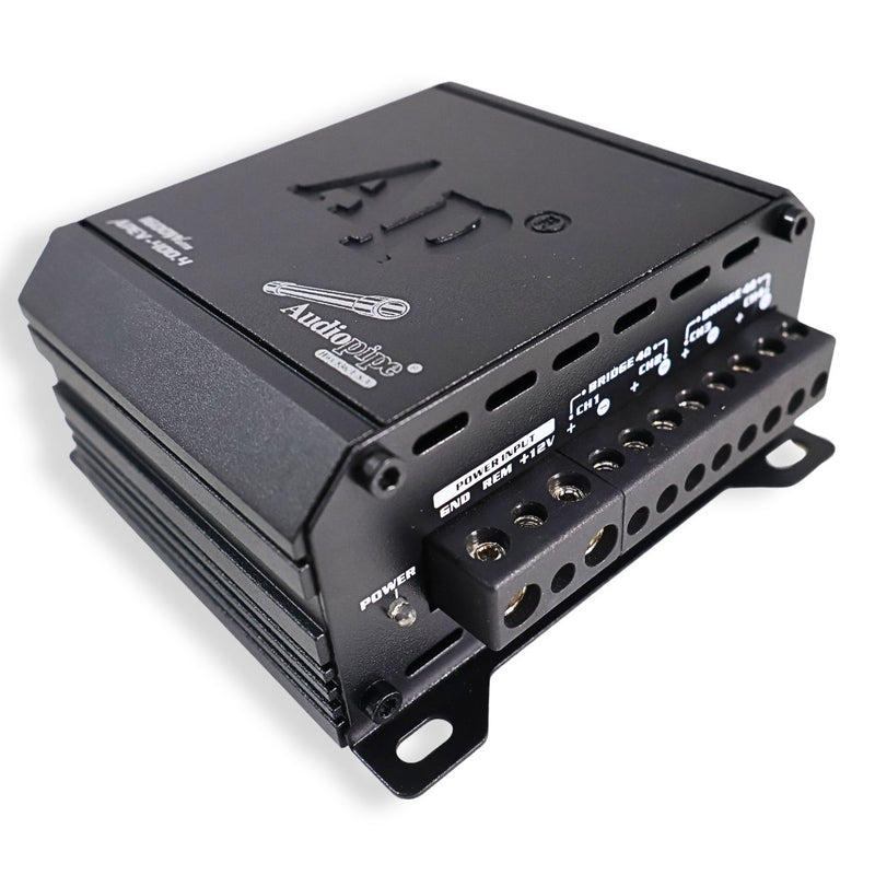Audiopipe 400W RMS 4CH 2 Ohm Class D Full Range Brazilian Style Amplifier