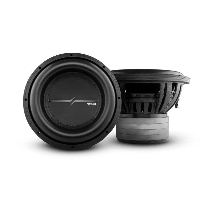 DS18 12" ZXI-12.4D Subwoofers and ZR2000.1D Monoblock 6000W Amplifier Combo