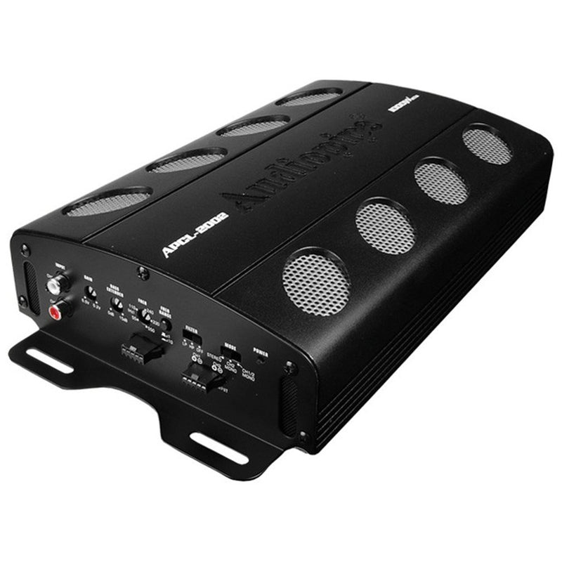 Audiopipe 2000W 12" Loaded Enclosure w/ 2 Channel Amp and Installation Kit