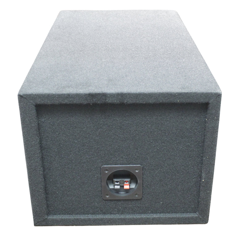 King Boxes 10" Dual Sealed Carpeted Universal Subwoofer Box D10S