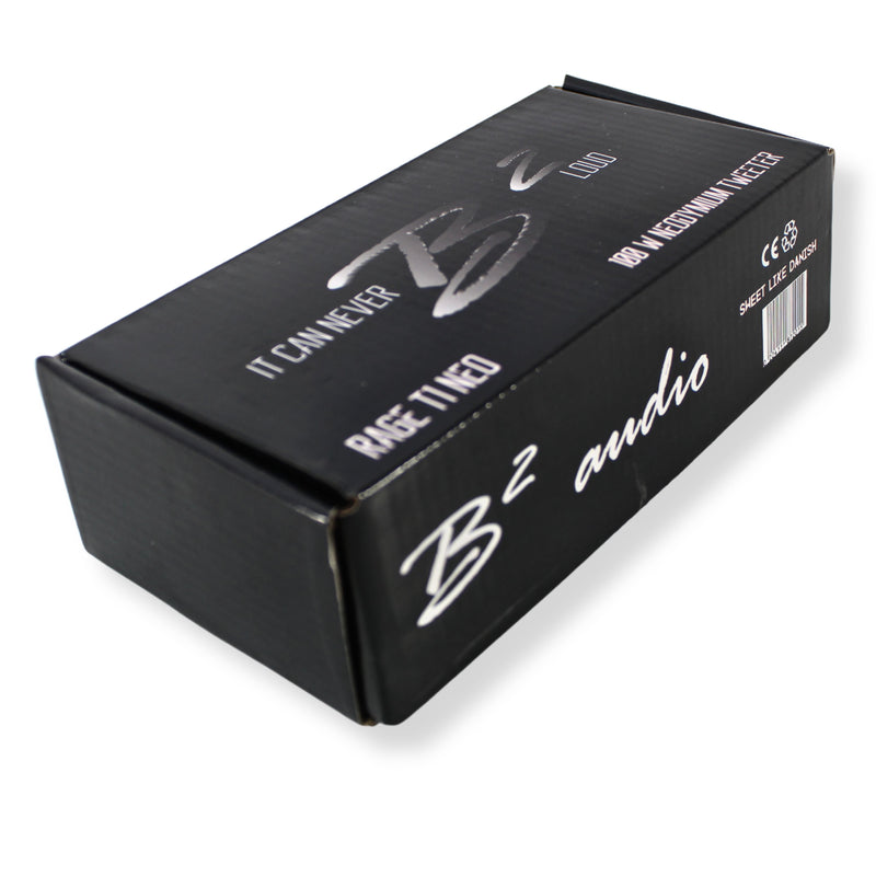 B2 Audio 100 Watt RMS 4-Ohm 3.5" Pair of RAGE T1 Neodymium OD Tweeters