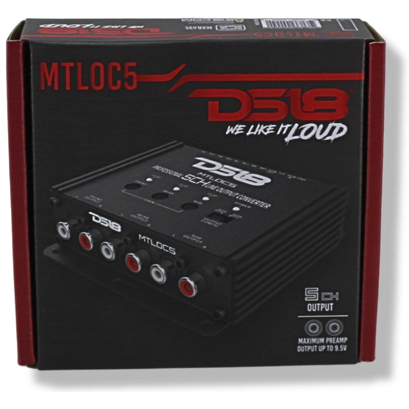 6-Channel High-to-Low Line Output Converter with Remote/Automatic Turn-On MTLOC6