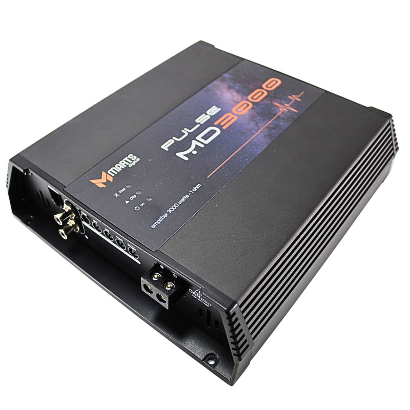 Monoblock 3000 Watt 1 ohm Class D Full Range Amplifier with Bass Knob