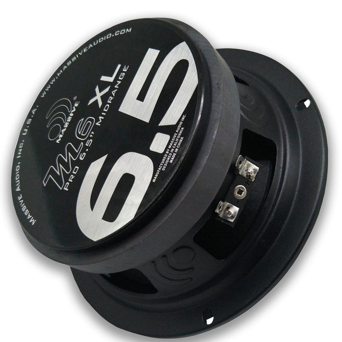 Massive Car Audio 6.5" Loud Speakers 1600W With Super 1" Bullet Tweeters