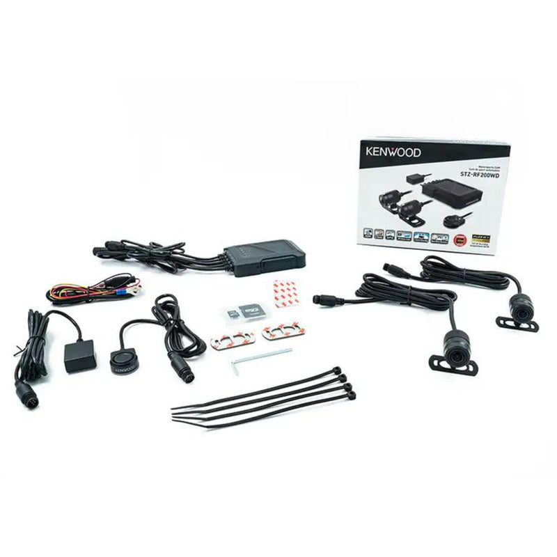 Kenwood 2 MegaPixel Motor Sports HD Dash Cam With GPS & Rear-View Camera