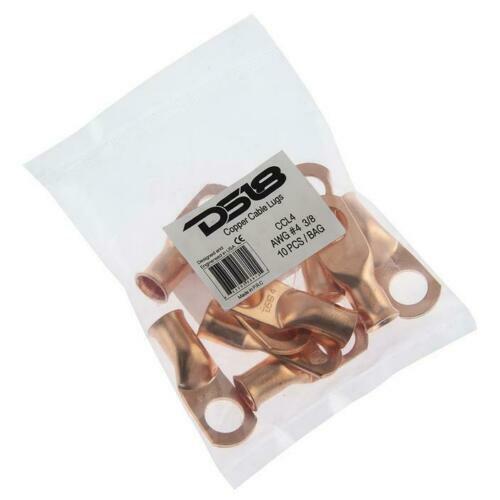 10x Copper Cable Lug Ring Terminals AWG 4 Battery Wire Welding Cable DS18