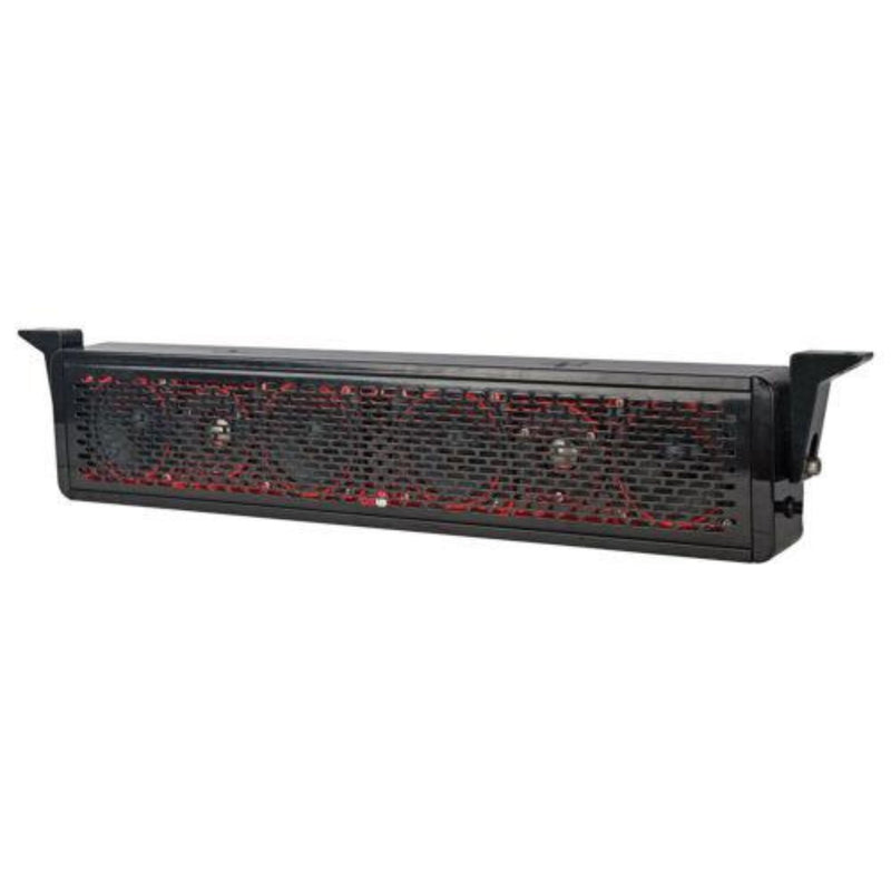 25" 2 Way Marine Soundbar Speaker Waterproof UTV ATV Golf Cart RGB LED Lights