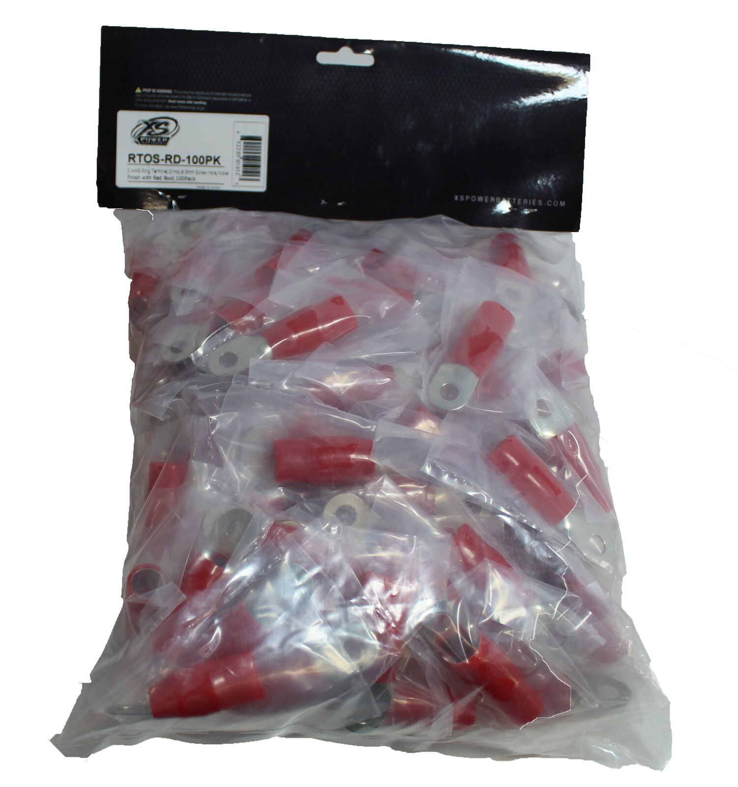 5 x XS Power Red 0 AWG 8.5MM Ring Terminals Nickle Plated — Big Jeff ...