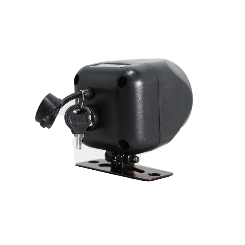 Car Alarm Security Siren Battery Back Up 12 Volt Black 120 Db