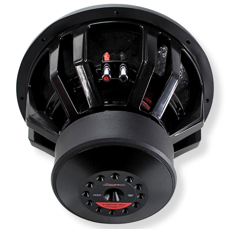 Synergy Audio SYN Series 15" 1250W RMS Dual  2 Ohm Car Subwoofer SYN-15D2