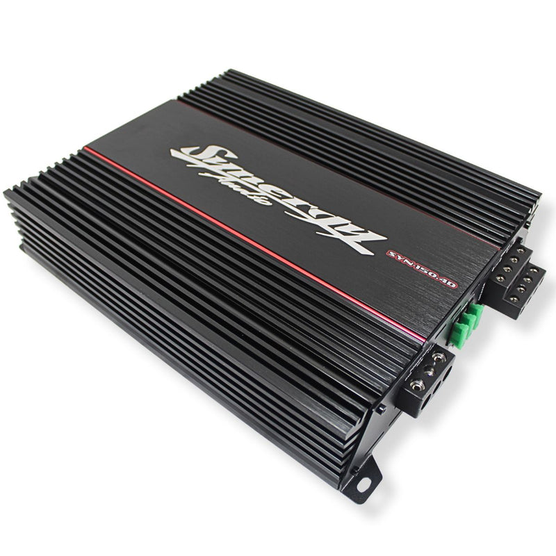 Synergy Audio SYN 900 Watt 2 Ohm 150.4D 4-Channel Class D Full Range Car Amplifier
