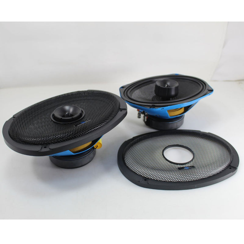 6x9" Hybrid Coax 100W RMS Midrange Galeforce F1 Speakers Pair OPEN BOX