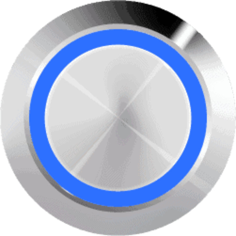 Sparked Innovations Universal Aluminum Momentary Pushbutton Switch w/LED SPDT