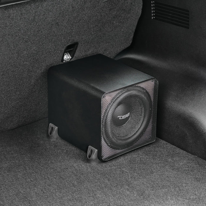 DS18 Amplified Loaded Subwoofer Enclosure with 8" Active and 8" Passive Subs