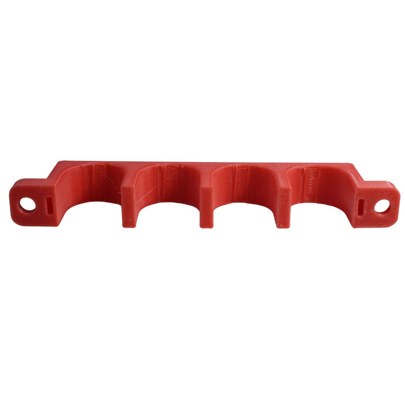 00 Gauge Cable Management Wire Comb Quad Slot Can Use w/ Cable Tie Red/Black