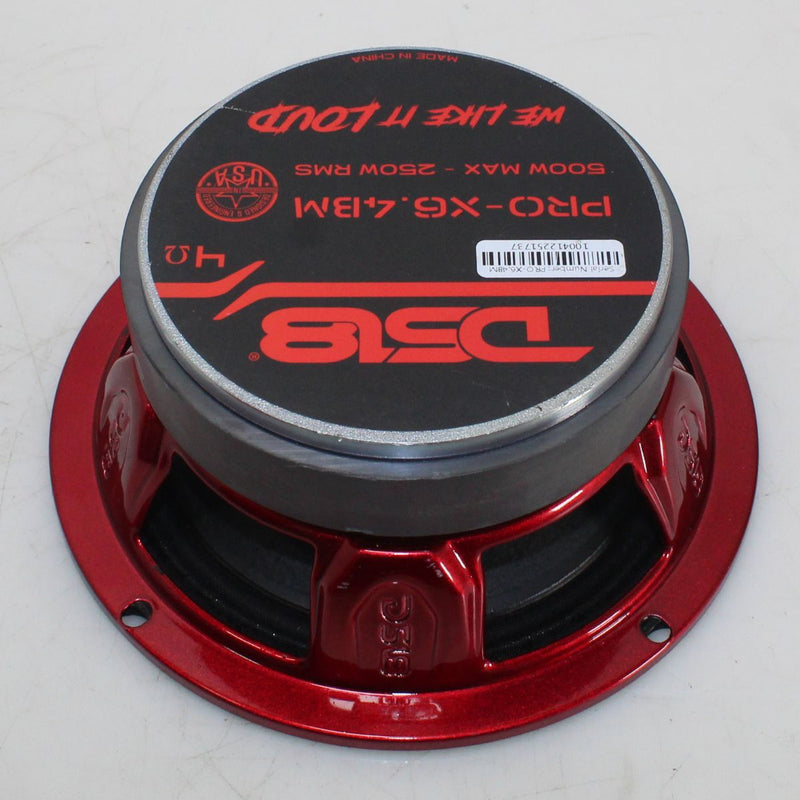 DS18 6.5" Midrange Loudspeaker 500 Watts 4 Ohm /w Bullet PRO-X6.4BM OPEN BOX