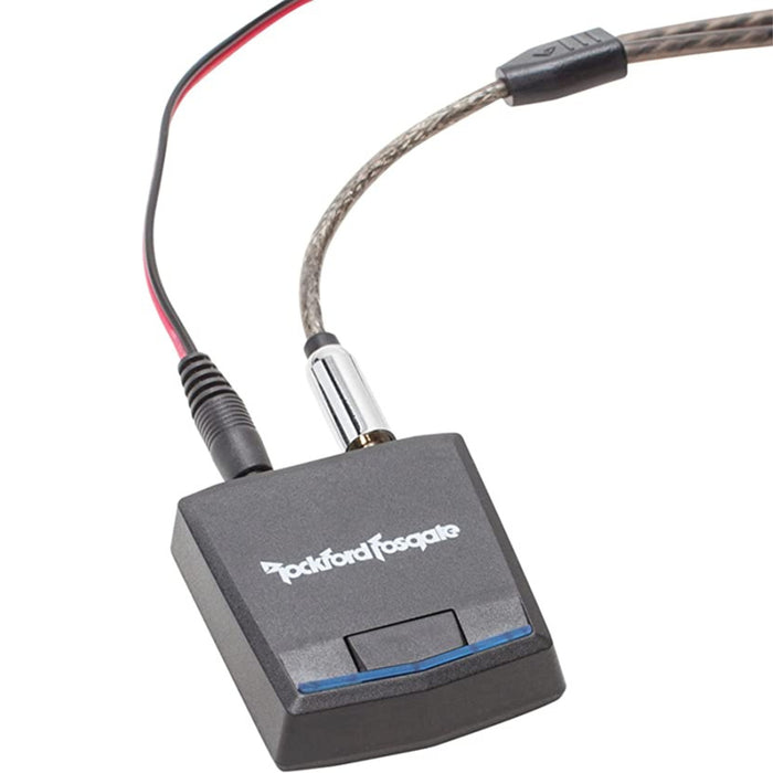 Rockford Fosgate Bluetooth Receiver to RCA Adapter for Wireless Streaming