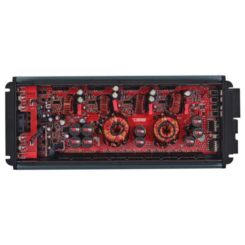 4-Channel Full-Range Class-D Amplifier 4000W RMS DS18 FRP-4K4 RED
