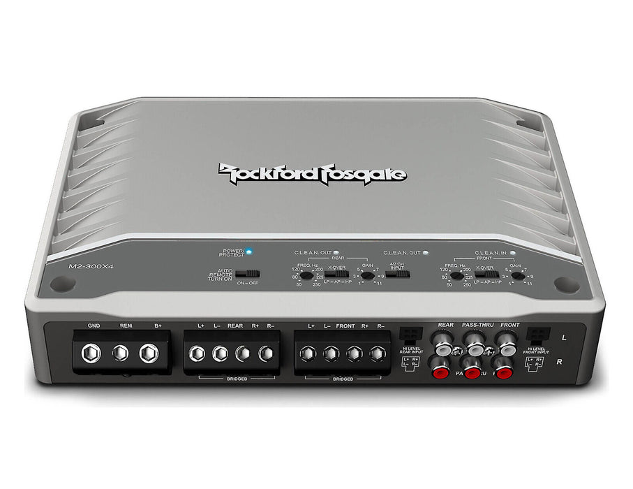 Rockford Fosgate 4 Channel 300 Watt Class D Element Ready Marine Amplifier