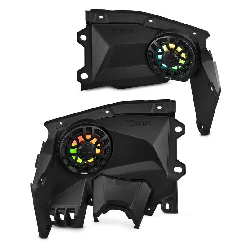 DS18 CAN-AM Maverick X3 6.5” Dashboard Panels Loaded With NXL-IQ6/BK Speakers