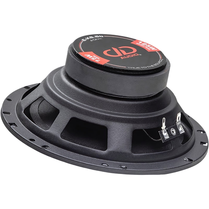 DD Audio E Series 6.5" 75W RMS S4-Ohm Coaxial Speaker / DD-E-X6.5B