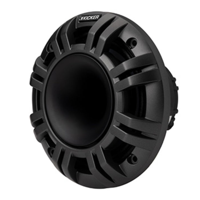 Kicker 8" RGB Coaxial Marine Speakers 500W Peak 4Ohm Black White Grills