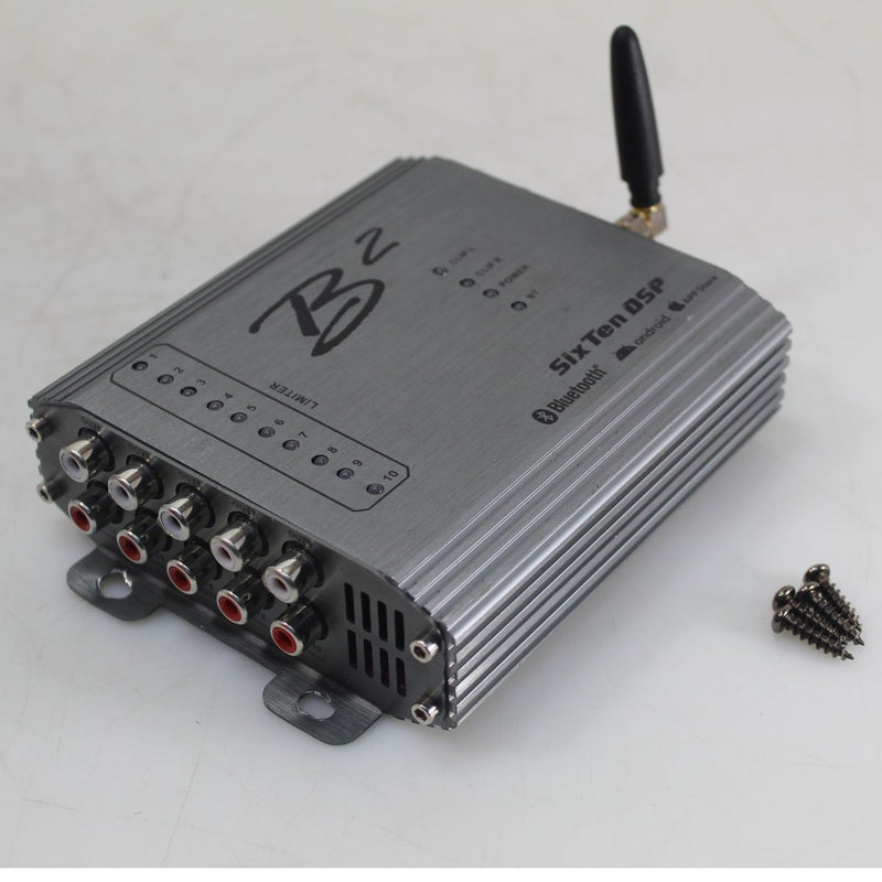 B2 Audio Metallic 4v 10 Channel DSP w/ Bluetooth iOS/Android App OPEN BOX