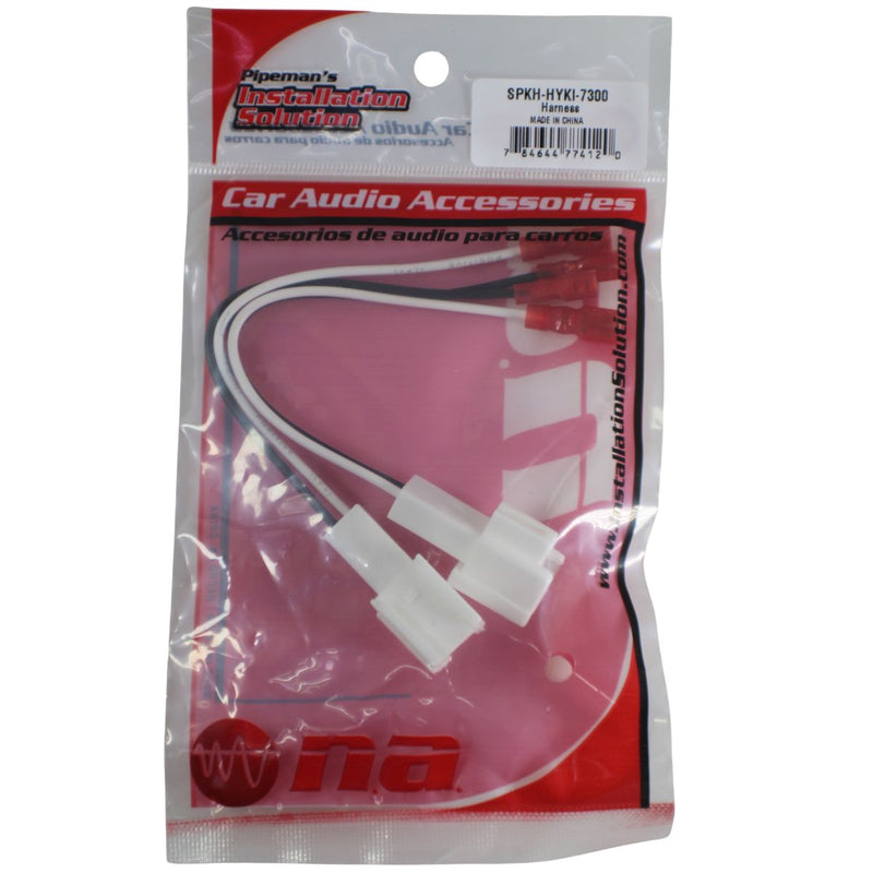 Speaker Harness Plug and Play Adapter 2 Pin Pair for Hyundai Kia SPKH-HYKI-7300