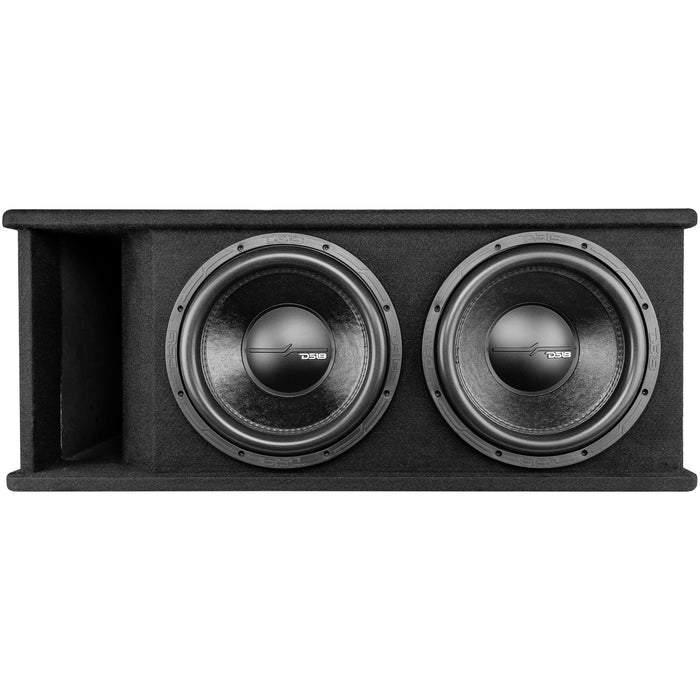DS18 Dual 12" Loaded Subwoofer Ported Enclosure With ZR12.4D 1500 Watts Rms