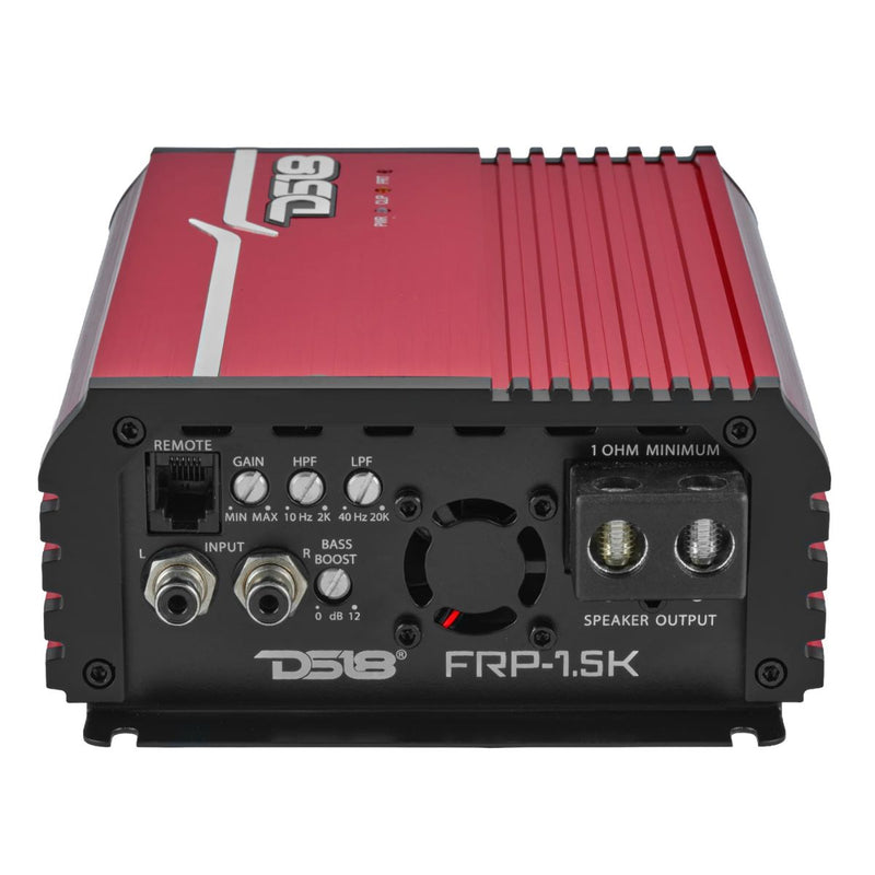 DS18 1500W RMS 1 Ohm Full-Range Class D Monoblock Amplifier FRP-1.5K