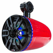 DS18 Pair of 8" Marine & Powersports RGB LED Tower 125W RMS Speakers NXL-X8TP/RD - Big Jeff Online Inc