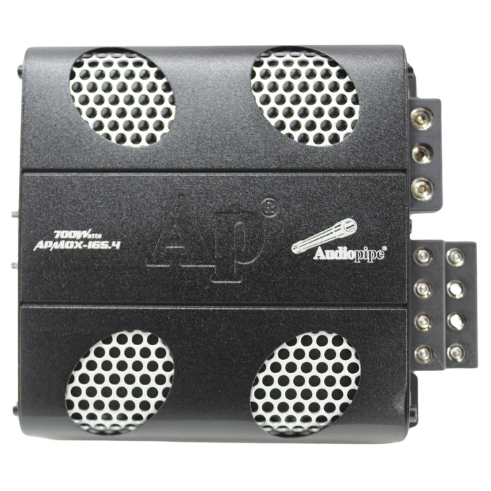 Audiopipe Full Range Class-D 165W-RMS 2-Ohm Mini Amplifier APMOX-165.4