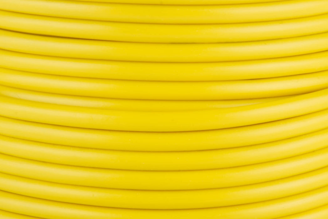 14 GA 100 FT Roll Yellow Stranded Spool of CCA Primary Power Ground Wire Cable