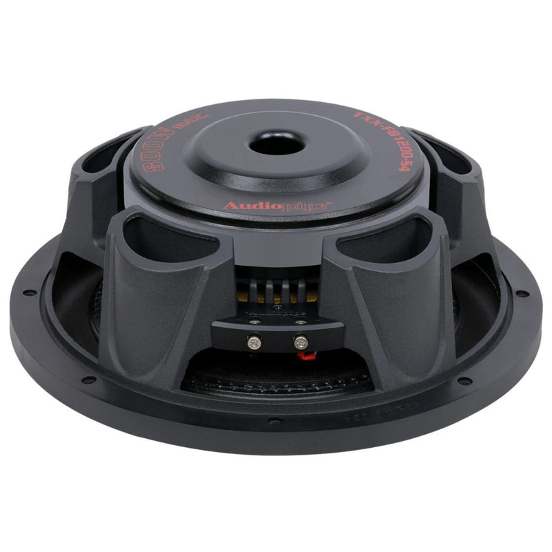 Audiopipe 12" 800 Watt 4-Ohm Shallow Mount Car Audio Subwoofer TXX-FB1200-S4