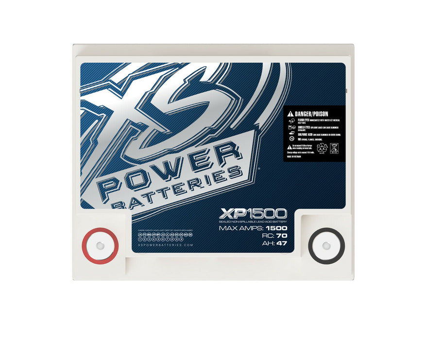 XS Power 12V 1500 Max Amps 47 Amp Hours AGM Power cell XP1500