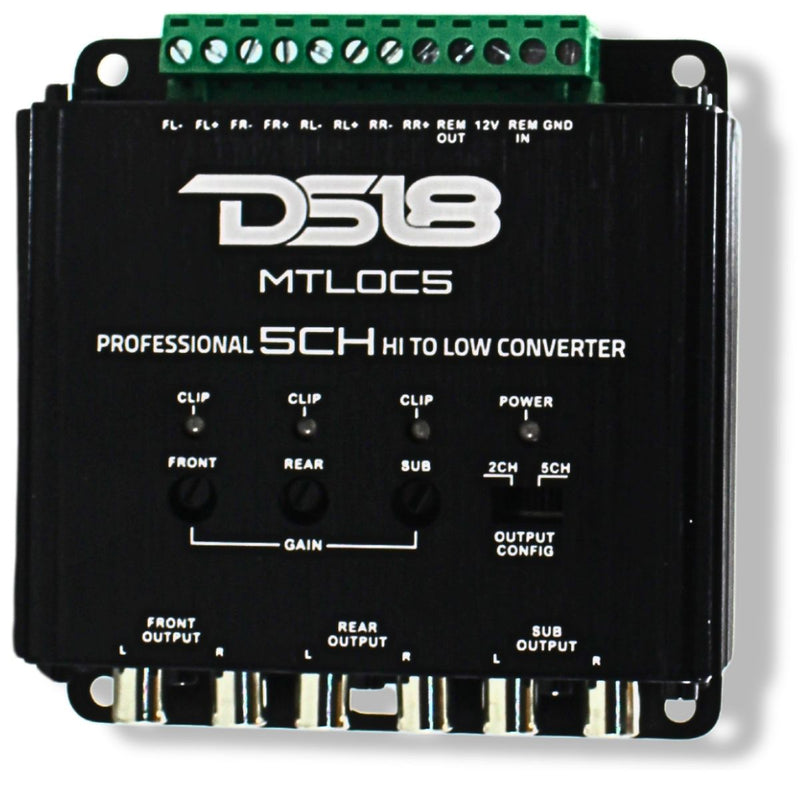 5-Channel High-to-Low Line Output Converter with Remote/Automatic Turn-On MTLOC5