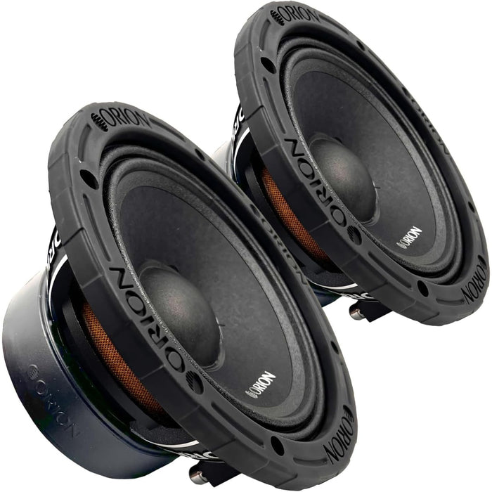 6.5" 350W RMS | 1400W Peak 8-Ohm Midrange Speakers Orion XTR Series / XTX658DC