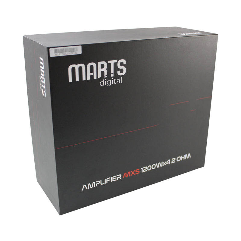 Marts Digital MXS Series 1200 Watt 4 Channel 2 Ohm Amplifier