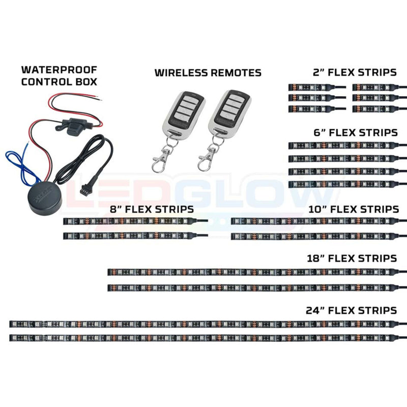 LEDGlow LiteTrike II Advanced Million Color LED Light Kit Off Road Design
