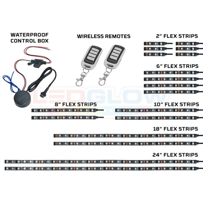 LEDGlow LiteTrike II Advanced Million Color LED Light Kit Off Road Design