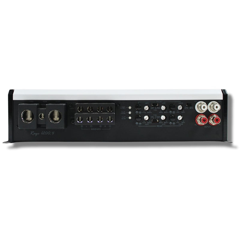 B2 Audio RAGE Amplifier 1.2K 1200 Watt 2-Ohm Full Range Class-D 4-Channel
