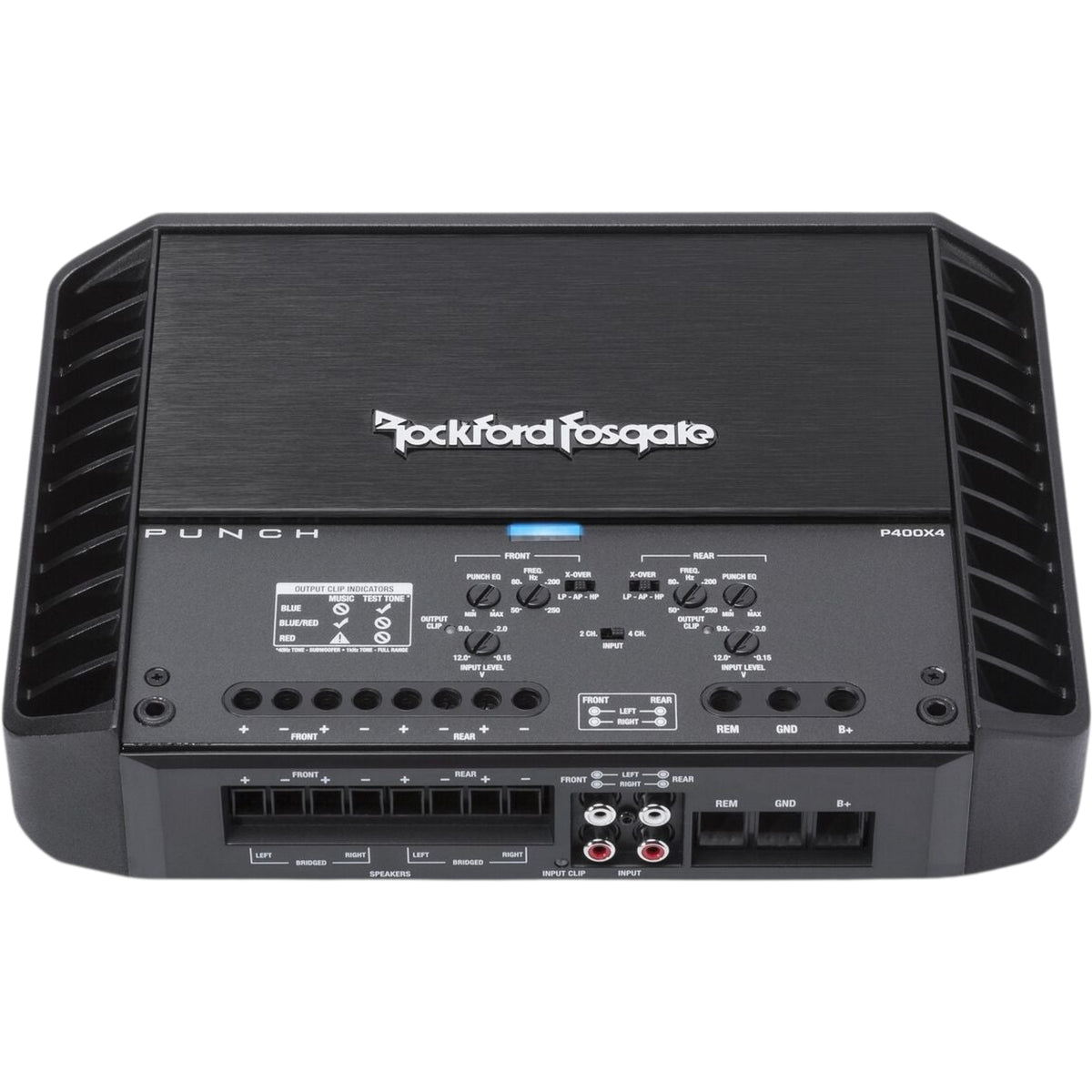 Rockford Fosgate PUNCH 400 Watt 4-Channel Class A/B Amplifier