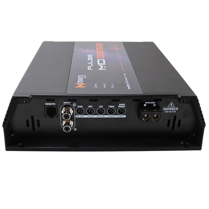 Monoblock 3000 Watt 1 ohm Class D Full Range Amplifier with Bass Knob