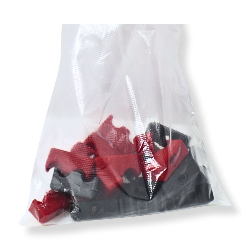 Big Jeff Audio RCA Cable Clips Wire Management 2 to 20 Pack Red and Black