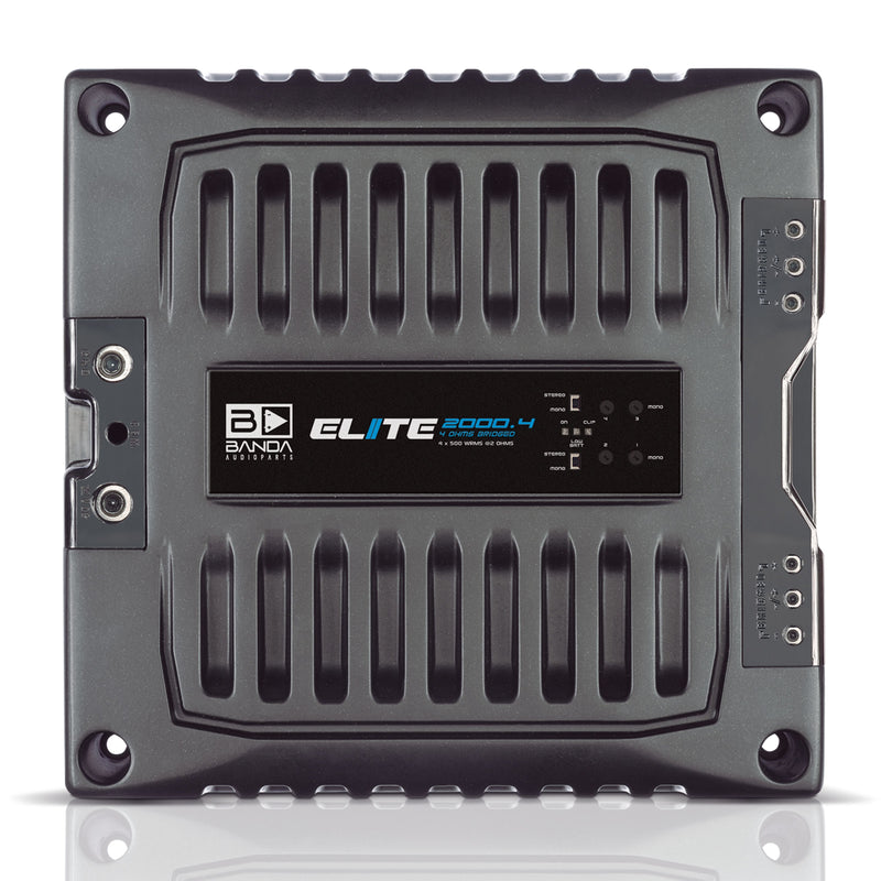 Banda ELITE Line Full Range 2000 Watt 2-Ohm 4-Channel Brazilian Amplifier