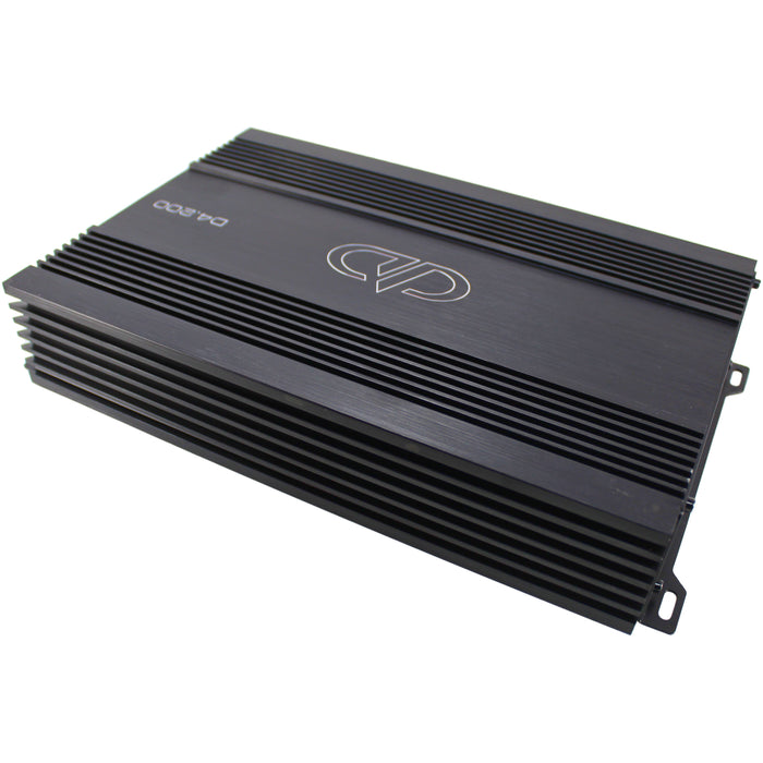 DD Audio D-Series 2200W Max Power 4-Channel 1-ohm Compact Amplifier / D4.200