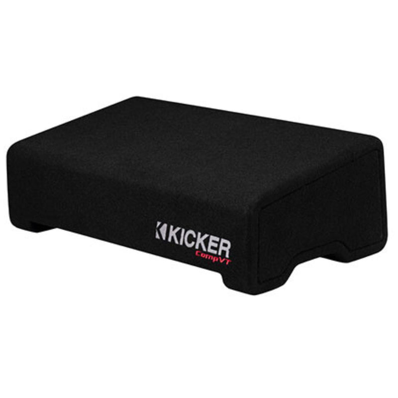 10" 375 Watt RMS 2 Ohm Down-Firing Car Audio Subwoofer Enclosure Kicker CompVT